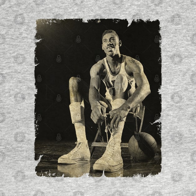 Wilt Chamberlain - Kansas Jayhawks '1955' by Wendyshopart